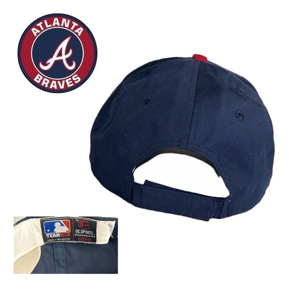 Atlanta Braves Team MLB Adjustable Hat - Size OSFM - Picture 2 of 2